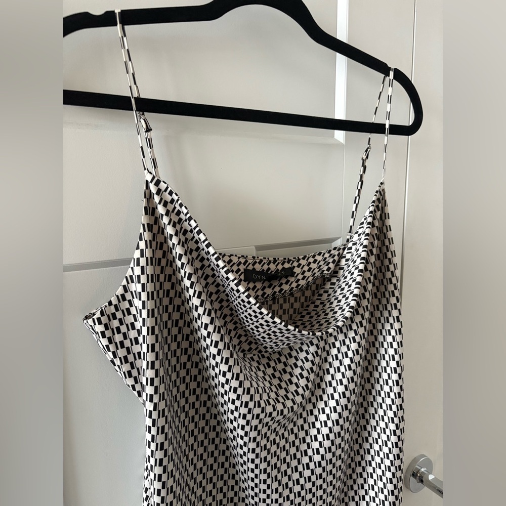 Dynamite Dani Cowl Neck Satin Slip Dress - Picture 3 of 6